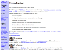 Tablet Screenshot of cycom.co.uk